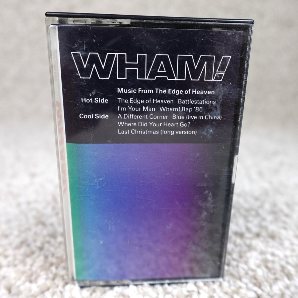 Wham! Music From The Edge Of Heaven Cassette Tape 1986 Columbia CT40285 80s Pop